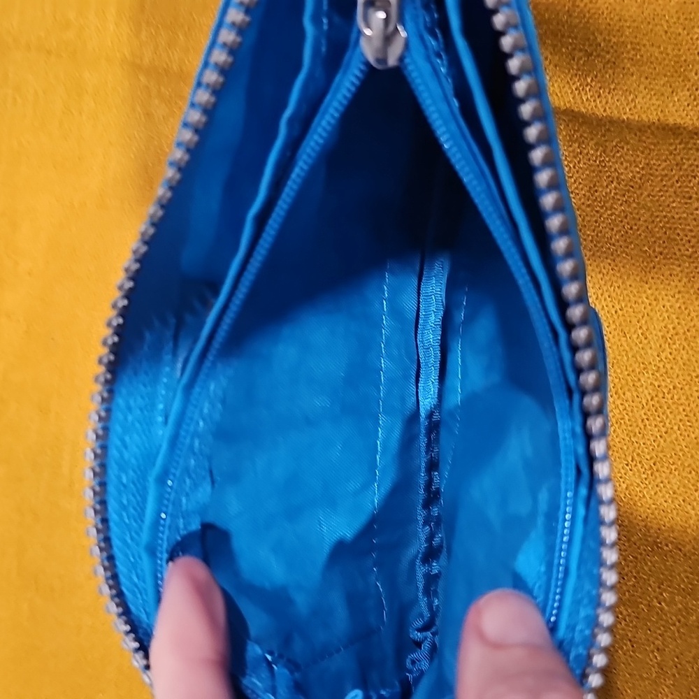 Kipling Creativity L Large Accessory Pouch Polyamide In Deep Sky EUC - Picture 7 of 11